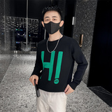 社会小伙修身型长袖套头针织衫秋冬季男士圆领毛衣C203-8841-P68，男装针织衫/毛衣，电商C208