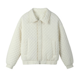 潮版男生冬季羽绒棉服时尚流行格子棉衣男棒球服棉衣菱形1060P88，男装棉衣，电商C208