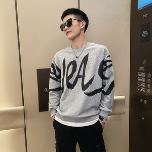 2026春季男士新款外套精神小伙宽松潮流卫衣男C203-5209-P68-控98图片