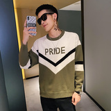 精神小伙冬季潮牌毛衣男加厚保暖宽松针织衫C203-5087-特P68-控98，男装针织衫/毛衣，电商C208