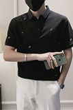 2026夏季男士新款纯色POLO衫爱心刺绣翻领短袖T恤男C203-8815-P58，男装T恤，电商C208