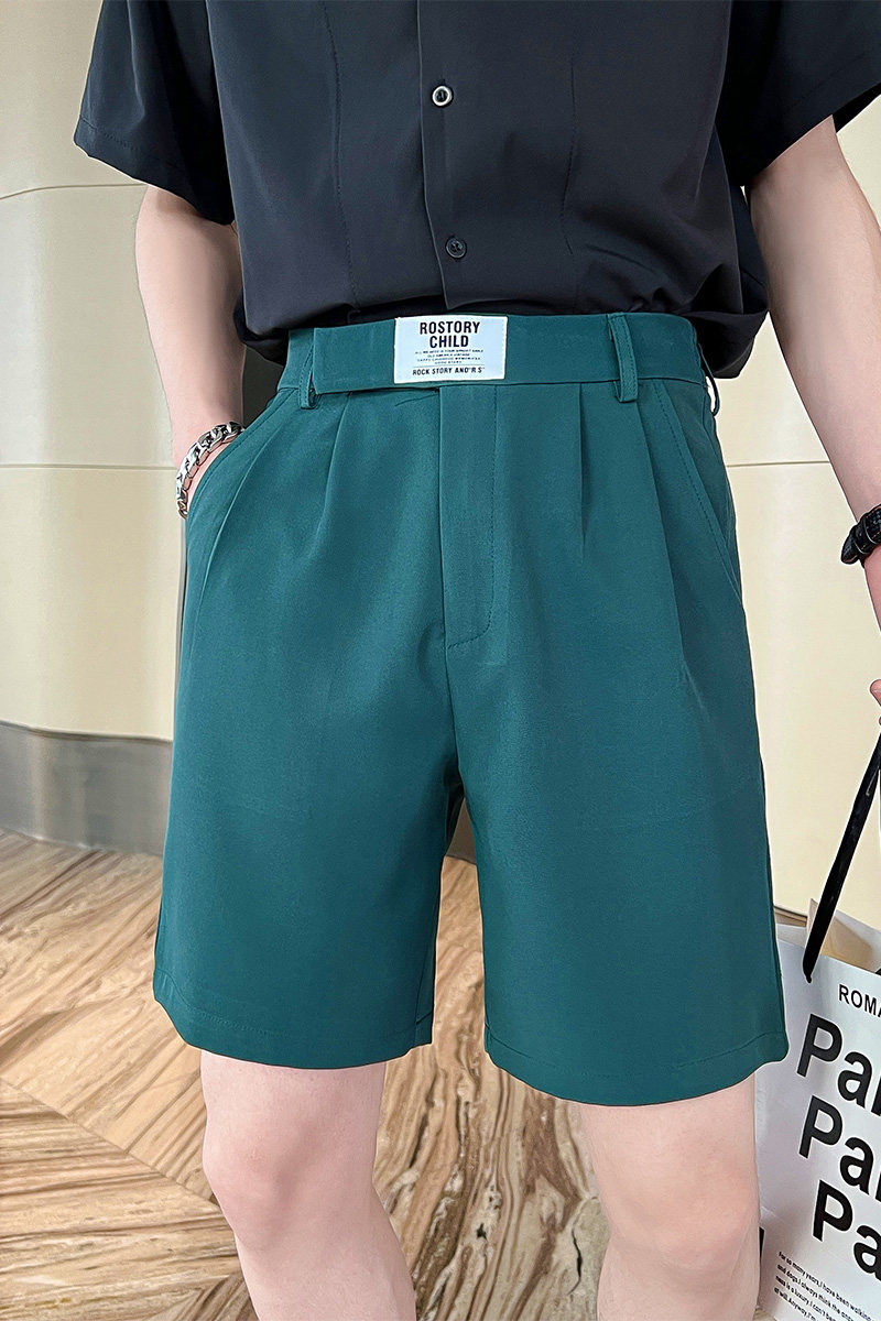 精神小伙夏季男士潮流短裤时尚休闲直筒纯色西裤DS-C203-6688-P58,男装牛仔裤,电商C208