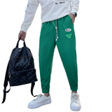 青年男生春秋季华夫格纯色束脚休闲裤时尚百搭运动裤C203-6701P58，女装休闲裤，电商C208