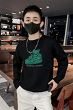 社会小伙冬季男士圆领针织衫时尚潮流修身提花毛衣男C203-8842P68，男装针织衫/毛衣，电商C208