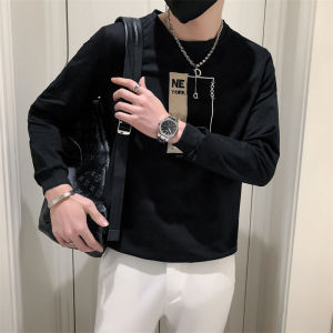 精神小伙春季男士圆领套头卫衣长袖修身刺绣上衣男C203-G5062-P48图片