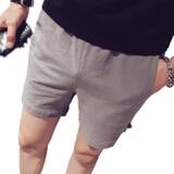 社会小伙夏季男士修身棉麻短裤时尚潮流休闲五分裤C203-6070特P20，男装牛仔裤，电商C208