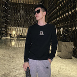 2021精神小伙男士套头卫衣冬季加绒保暖打底衫C203-5205R-P65控88，男装T恤，电商C208