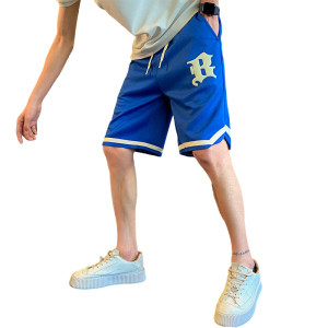 社会小伙夏季男士直筒五分裤宽松休闲潮流运动短裤C208-6748特P38图片