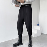 2025秋季轻熟风高品质抖音直播魔术贴哈伦裤马丁靴裤子男6669-P58，男鞋马丁靴，电商C208