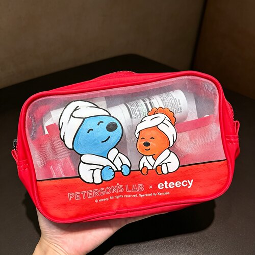 假期便携装~毕生之研eteecy小狗联名旅行套组厚脸皮水乳面膜洁面