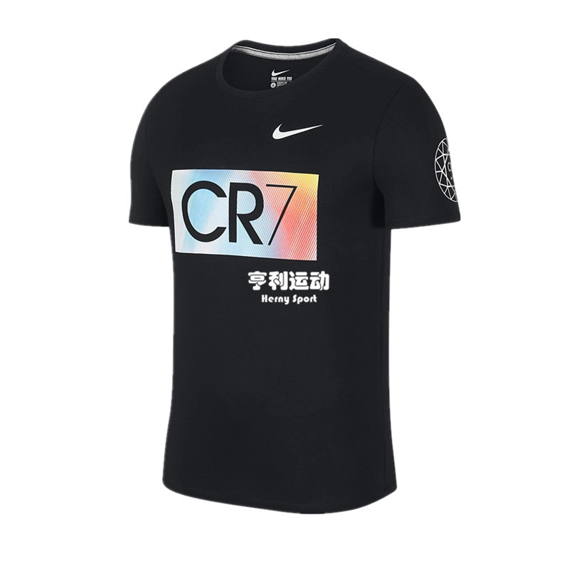 Nike CR7 RONALDO C罗男子足球短袖运动速干T恤AR4166-010 842194
