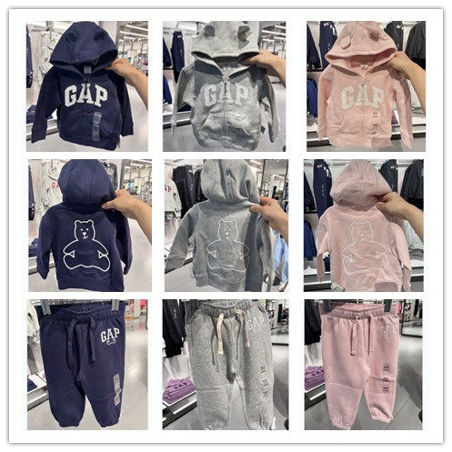 Gap婴儿LOGO连帽衫825277
