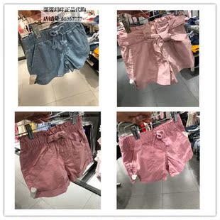 现货Gap女童运动短裤954386夏季新款大童装休闲裤子551701 551697