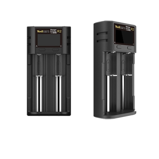 R2智能锂电池充电器18650 21700 镍氢电池 5号 7号 强光手电充电