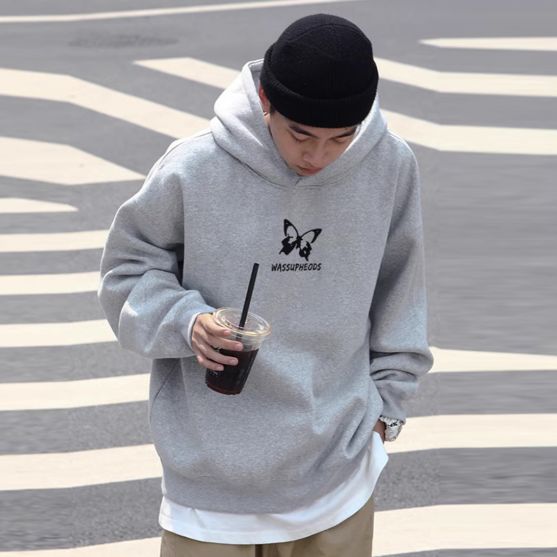 WASSUPHEODS情侣外套连帽卫衣男