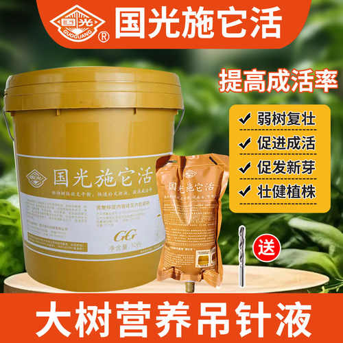 大树营养液促进成活发芽