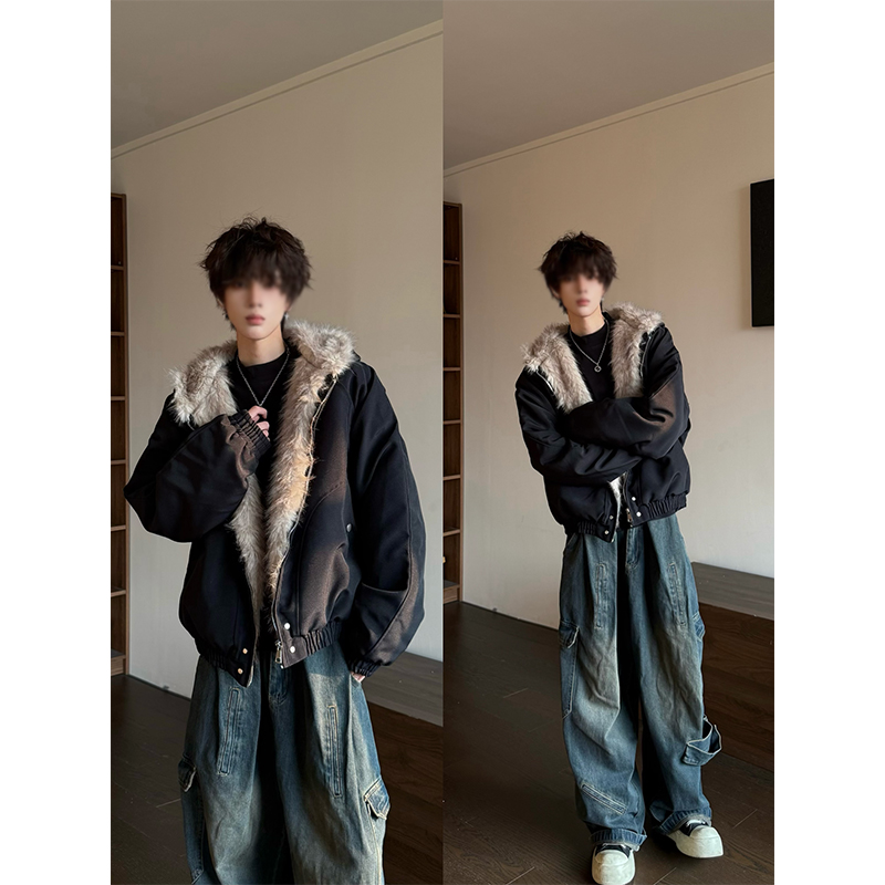 美式二代座山雕二棉外套