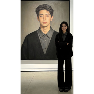 假两件衬衫拼接卫衣男加绒加厚华夫格V领长袖t恤设计感外穿打底衫