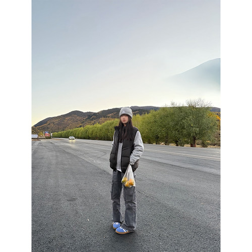 Cra水洗多口袋工装裤男