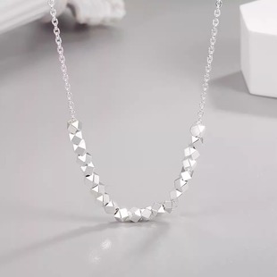 简约冷淡风碎银几两项链女vintage个性 百搭颈链小众设计感锁骨链