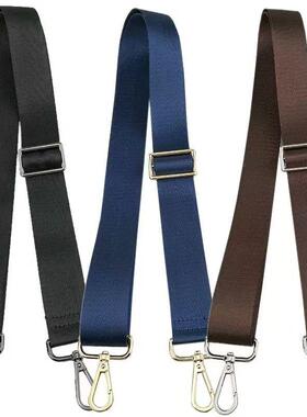 男士包带加宽男包肩带黑色尼龙带铁钩带子斜挎包包带子行李背包带