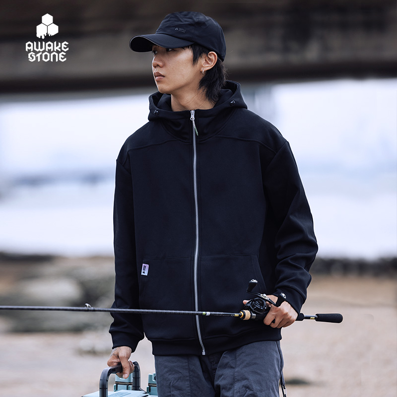 户外运动登山保暖长袖路亚钓鱼服