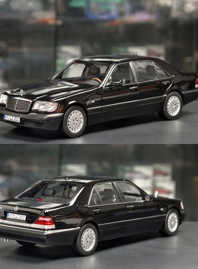 NOREV 1:18 奔驰 w140 虎头奔 BENZ S600 V12 合金汽车模