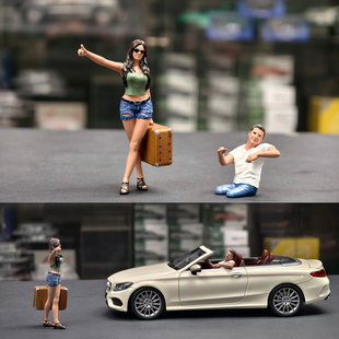 AD 1:18 搭便车者 Hitchhiker Set 2 Fiqures Set 树脂人偶模型