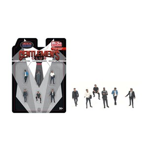 AMERICAN DIORAMA1:64 AD64528 绅士俱乐部 汽车模型合金人偶场景