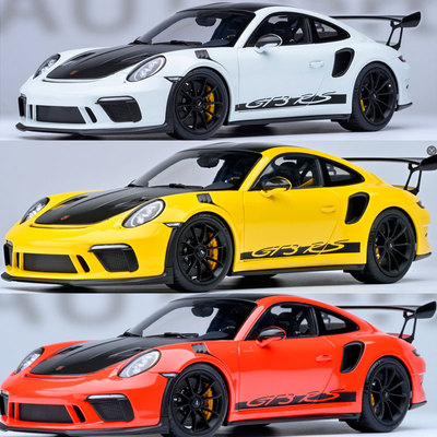 AUTOART奥拓1/18保时捷PORSCHE 911 (991.2) GT3 RS 汽车模型收藏
