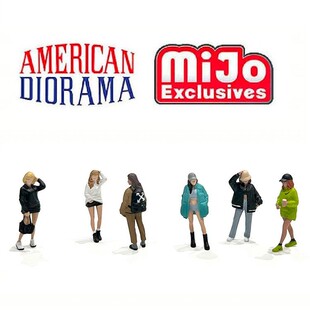 AMERICAN DIORAMA AD 2408 1/64都市女孩 Girls 合金人偶模型摆件