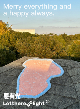 要有光“圣诞”系列原创插画手工剪花可上墙挂毯地毯坐垫墙面装饰