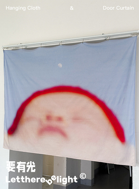 原创客厅装饰少女卧室床头宿舍户外挂布ins风墙面装饰布艺背景布