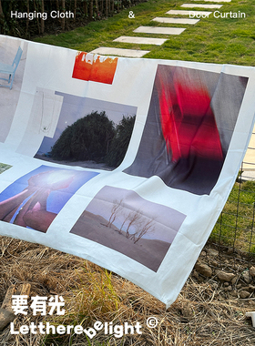 原创客厅装饰少女卧室床头宿舍户外挂布ins风墙面装饰布艺背景布