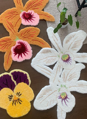 私人定制创意手工毯定制墙面装饰摆件地毯小地垫壁毯挂毯工艺品