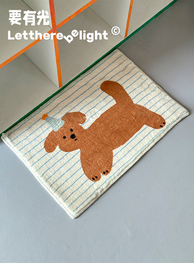 可爱ins风小猫小狗卧室地毯床边毯飘窗垫脚垫懒人沙发地垫宠物垫