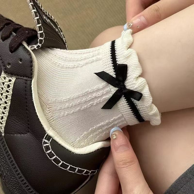 结袜子女短袜春秋薄款日系jk夏季