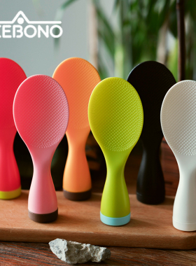 日本进口AKEBONO不倒翁米饭勺不粘饭勺耐高温电饭锅家用米饭勺