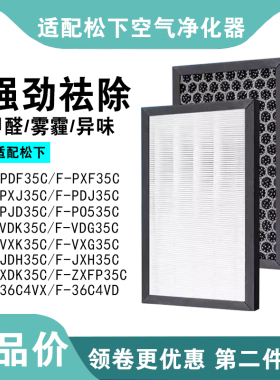 适配松下空气净化器滤网F-PDF/PXF/PXJ/PDJ/VXG/JDH/ZXFP35C滤芯