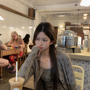 26春上新!碎花吊带背心+开衫两件套套装M2058## LKZ