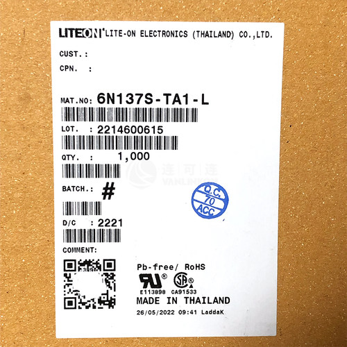 6N137S-TA1-L LITE-ON 晶体管  现货供应