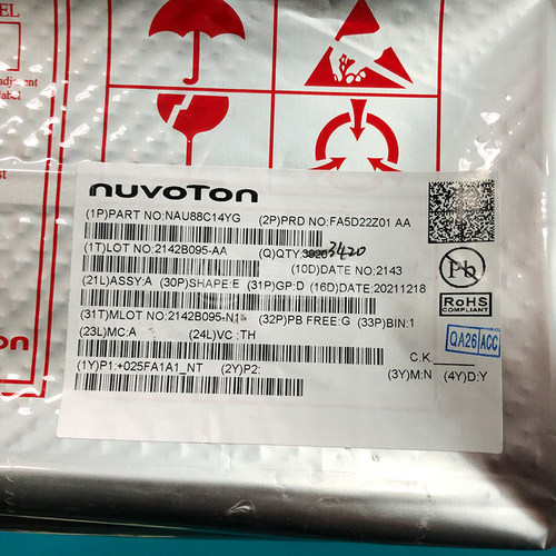 NAU88C14YG NUVOTON 集成电路(IC) 现货供应