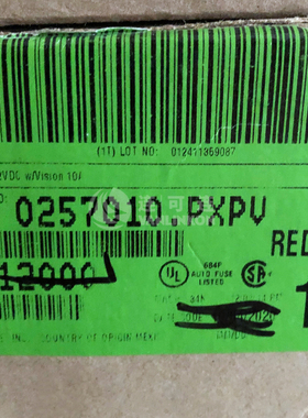 0257010.PXPV  Littelfuse 保险丝 现货供应