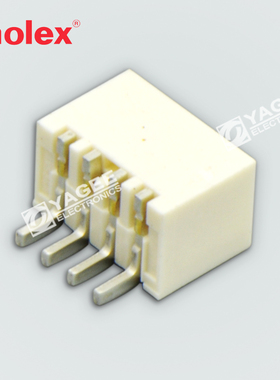 87438-0443 874380443莫仕molex连接器 4P线对板 间距1.50mm