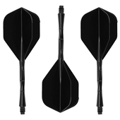 东业飞镖 2ba一体尾翼比赛专业飞镖尾巴长杆通用型耐用