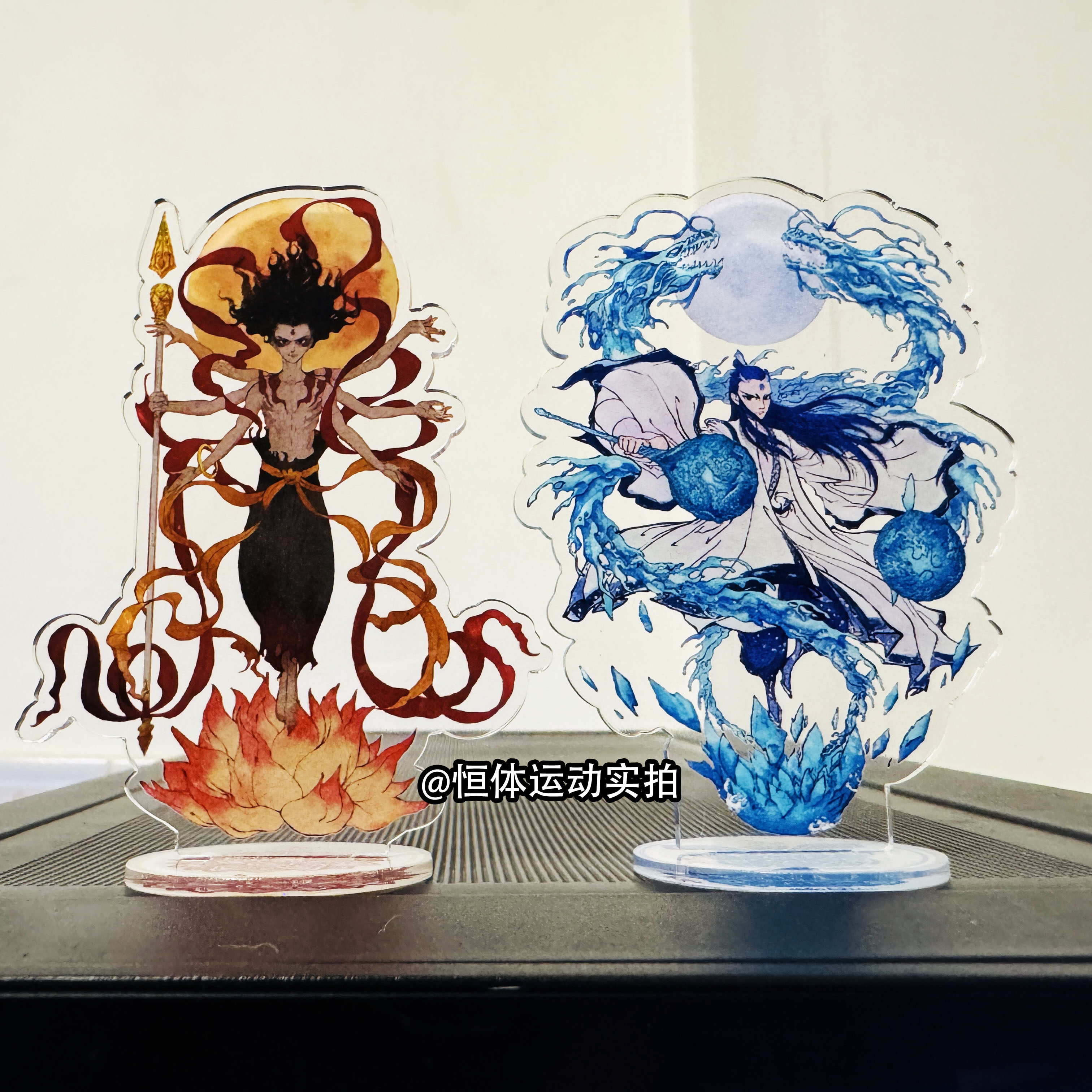 Nezha Acrylic Stand Double-Sided Clear Desk Ornament - Buy from Taobao, China | Shopme Agent