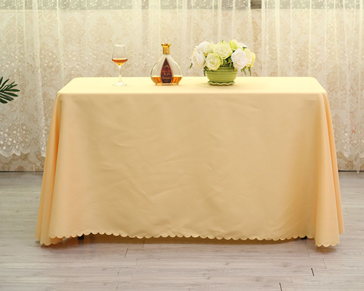 定制LOGO活动定做长方形会布桌