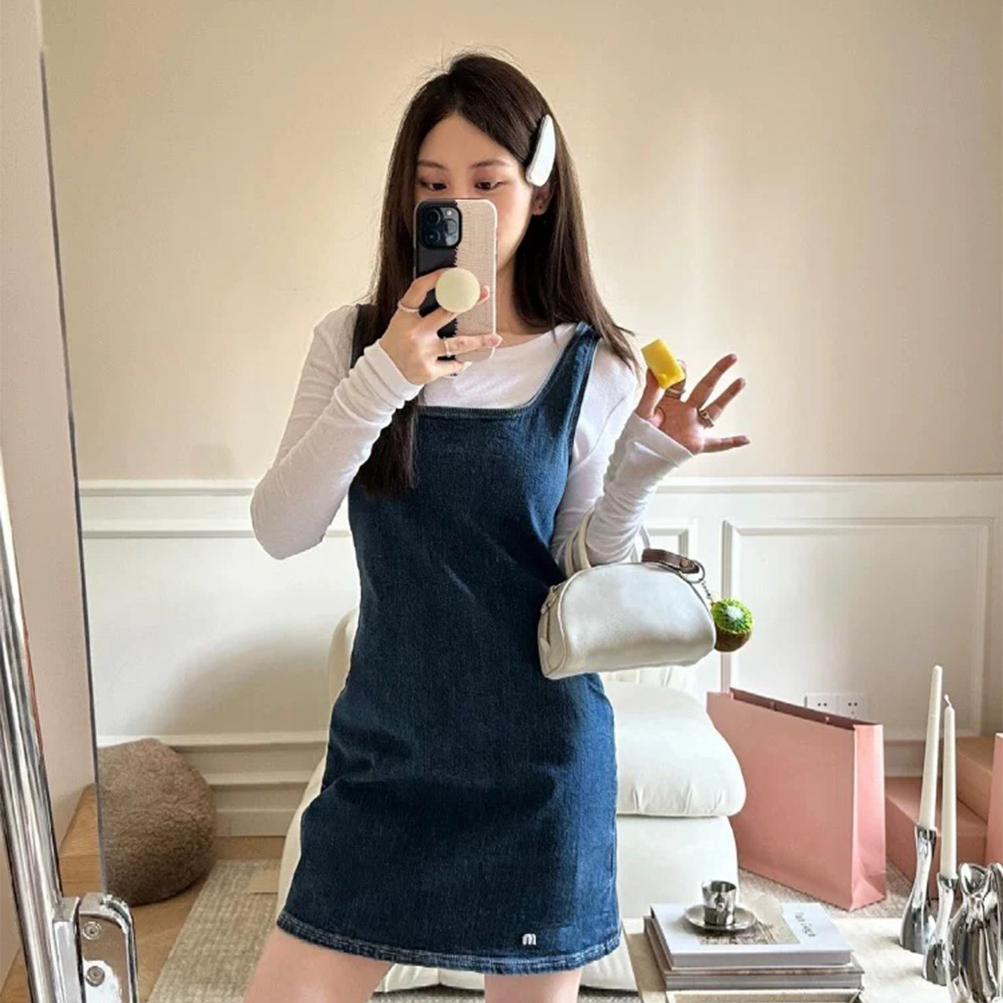 学院风牛仔背心裙女26夏季小个子修身显瘦无袖连衣裙减龄
