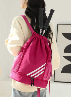 网球包球鞋收纳包双肩背包男女便携式网球拍袋儿童运动训练袋子