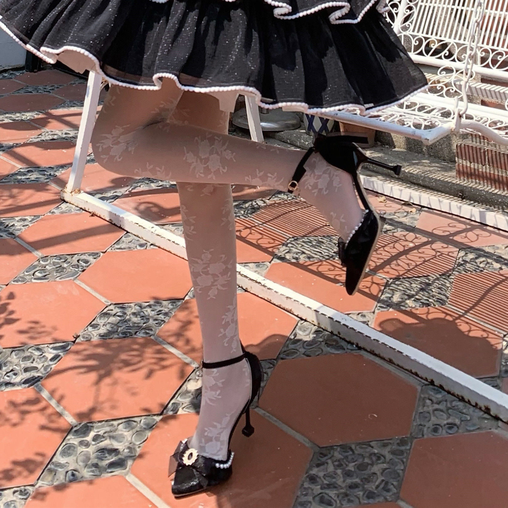 一只冲天原创优雅尖头lo鞋花嫁